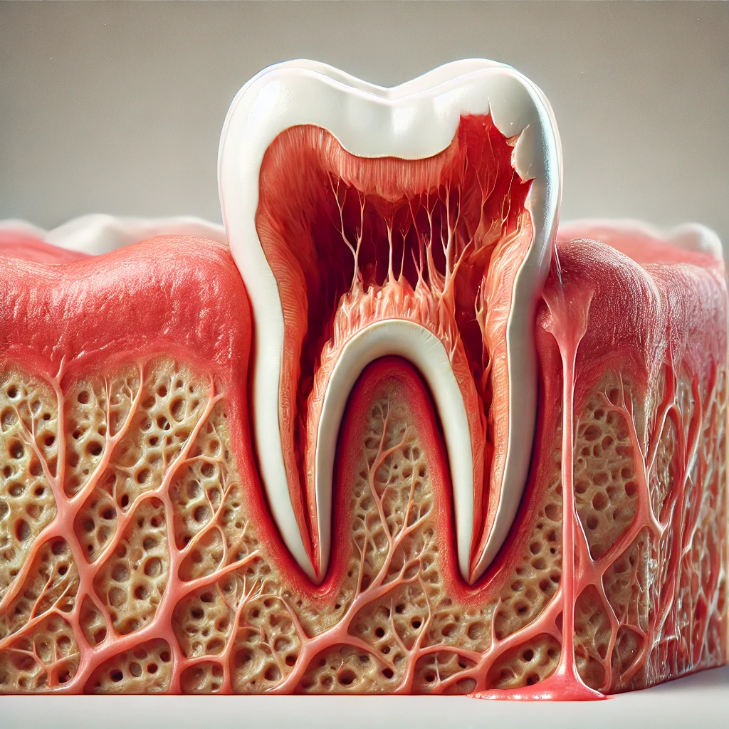 Molare con paradontite