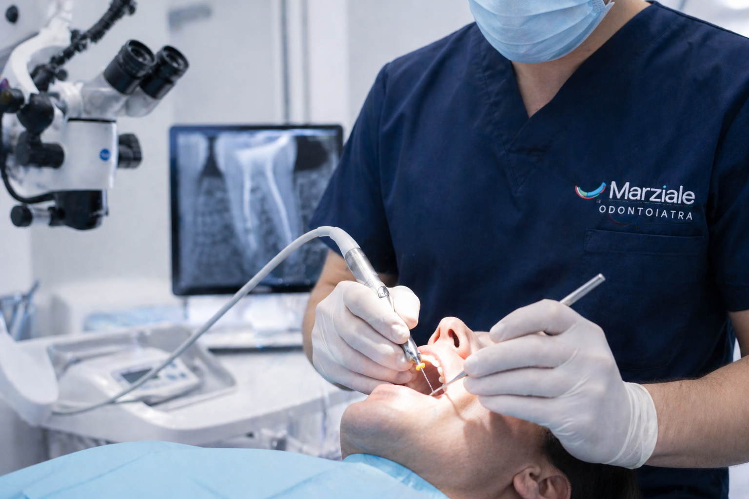 Devitalizzazione dentale presso Studi Odontoiatrici Marziale Firenze con trattamento endodontico